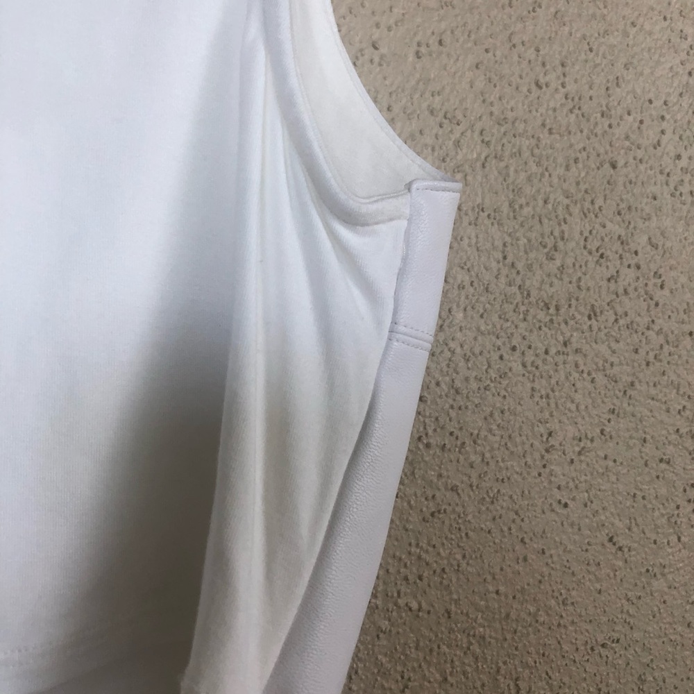 ✨SOLD✨BAILEY 44 white leather cropped crop - Picture 6 of 8